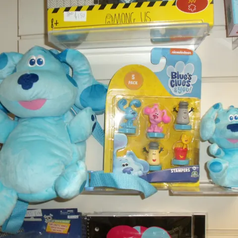 10. x sets ( 3pc set ) brand new Blues Clues kit includes Backpack , Stamper set & Coin Purse