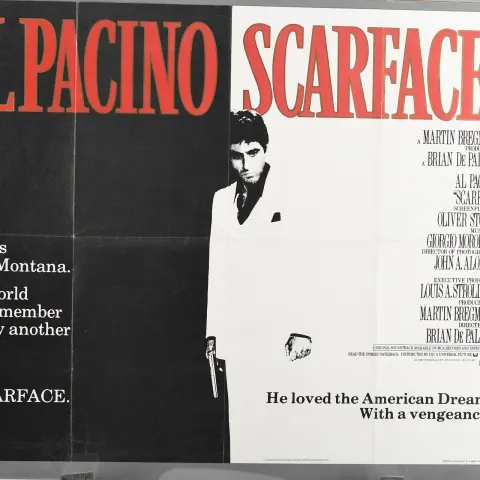 Original "Scarface" Cinema Poster