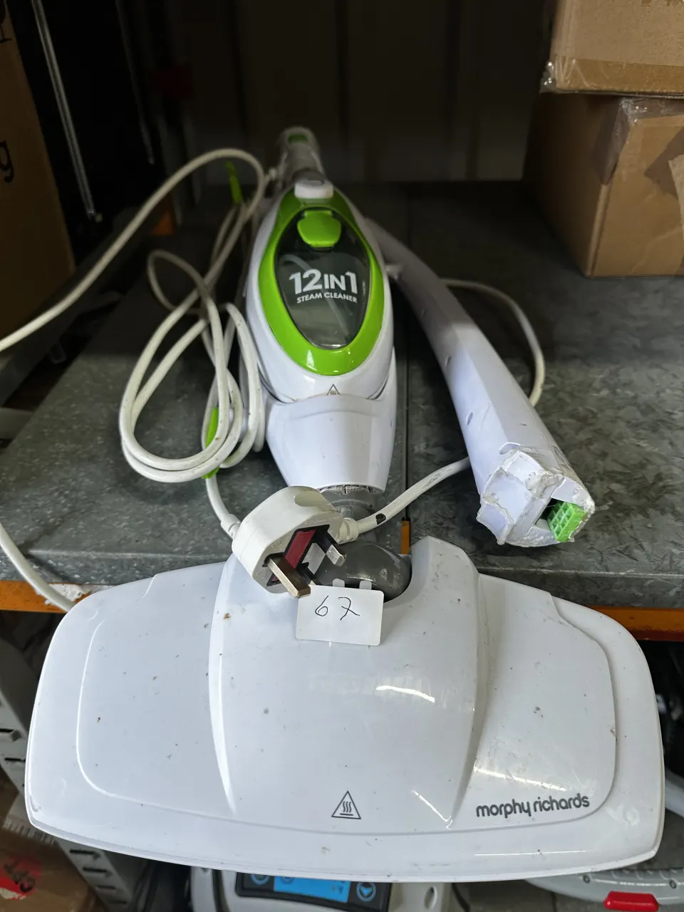Morphy Richards Steam Cleaner. Est £50 - Grade U