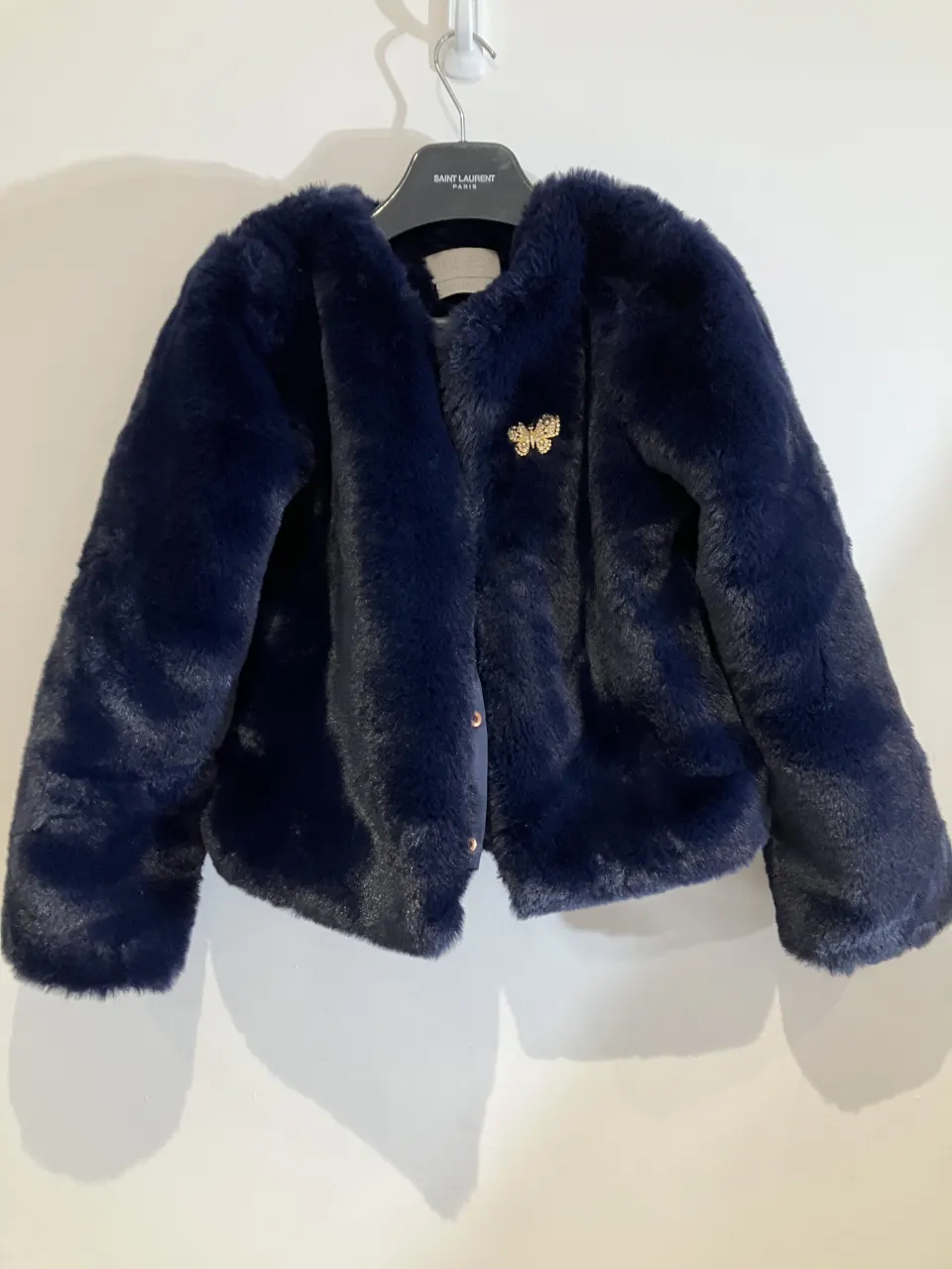 John Lewis Heir Loom Faux Fur Coat worn by a body double