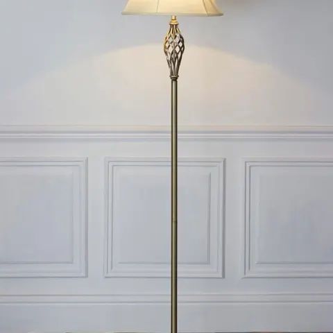 (145/MR1E) Lot RRP £239. 5x Lighting Items. 1x Barley Touch Lamp RRP £60. 1x Dual Purp Floor Lamp S