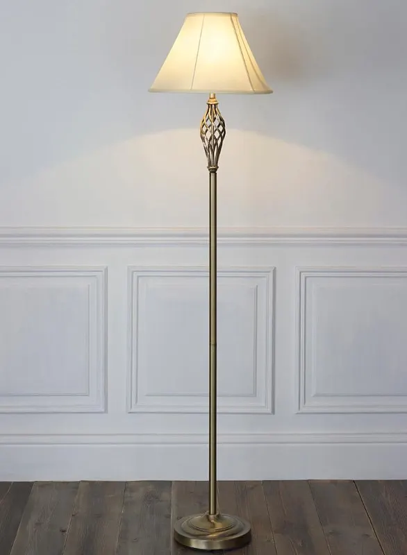 (145/MR1E) Lot RRP £239. 5x Lighting Items. 1x Barley Touch Lamp RRP £60. 1x Dual Purp Floor Lamp S