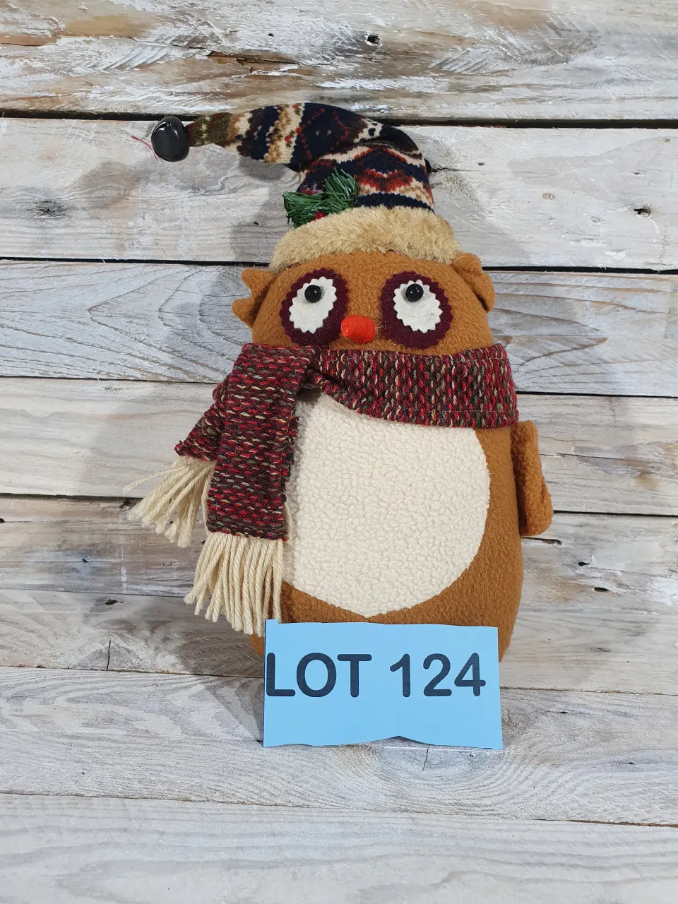 Luxury Cute 3d Fabric Standing Owl  Rrp £24.99