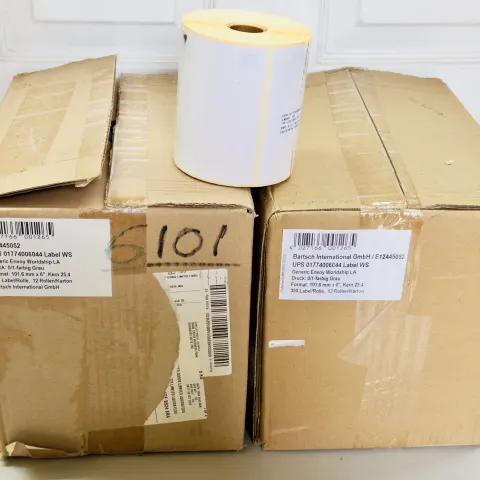 24 x Thermal Label Roll 350 Labels Per Roll  6 x 4 Inch New Boxed