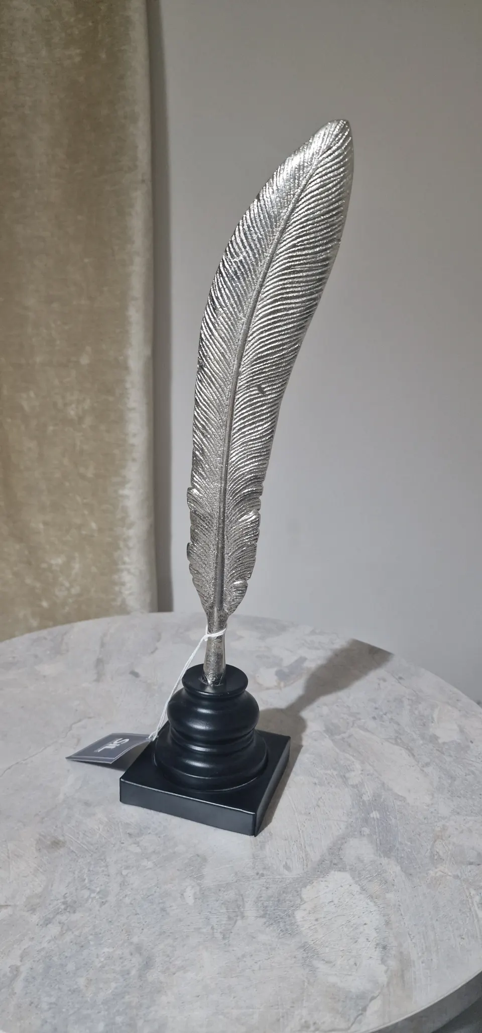 Silver Feather Decor Bundle (x7 Pieces)