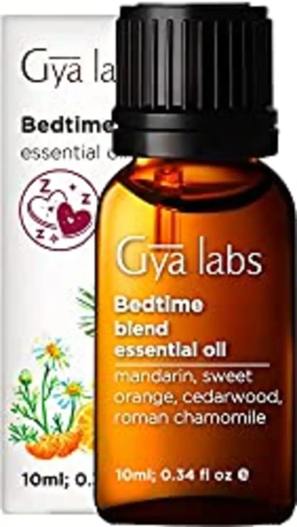 10 x Gya Labs Bedtime Essential Oil Blend for Calming & Relaxing (10ml) RRP £135.99