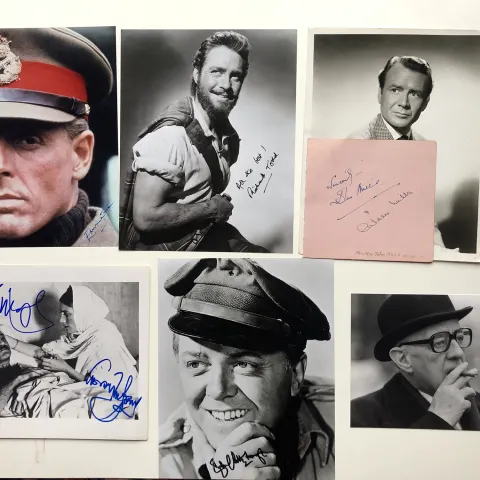 HOLLYWOOD STARS; Richard Attenborough, Edward Fox, Ben Kingsley & Geraldine James & more