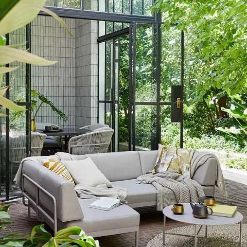John Lewis & Partners Modular Round Garden Coffee Table