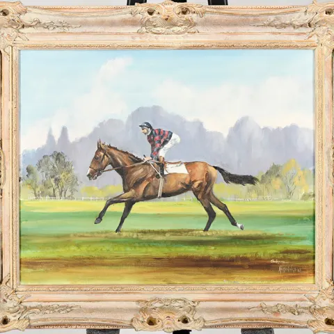 Original Oil on Canvas of the Horse Solinus