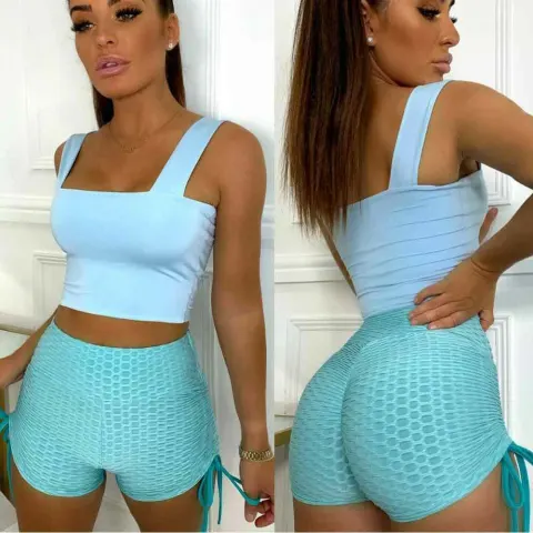 Ladies Control Gym Shorts. Mint colour, size small  Rrp £12