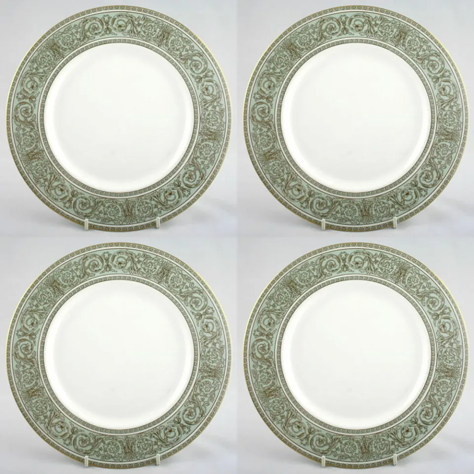 Set of 4 Royal Doulton English Renaissance 8 inch Breakfast Plates