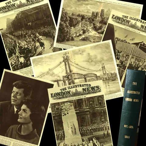 Illustrated London News 64 Years Old Bound Edition 1960 Oct-Dec Over 600 Pages.