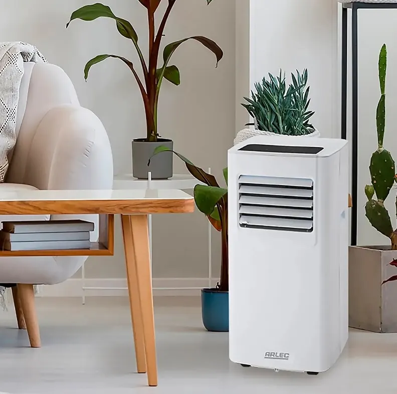 (188/Mez/P) RRP £300. Arlec 5000 BTU/h Portable Air Conditioner And Dehumidfier. (Main Body Only, N