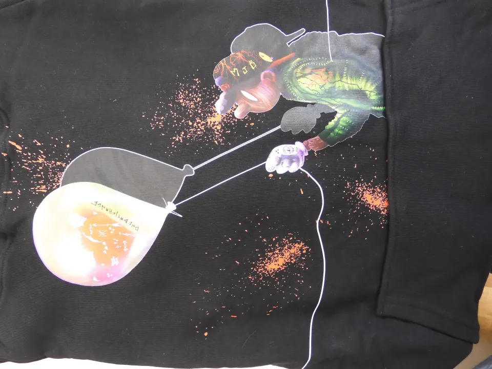 MJB Marc Jaques Burton Brett Crawford Green Balloon Hoodie, Size XL, Sold Out