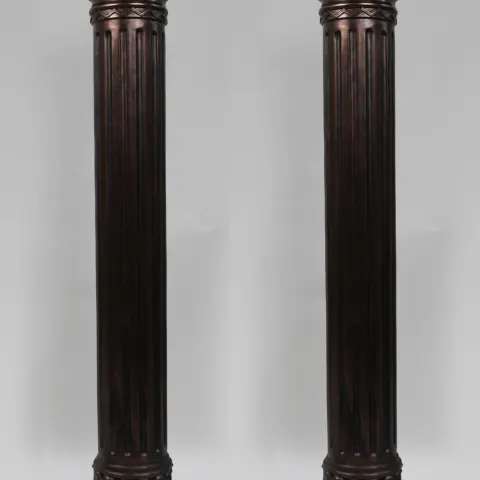 Pair of Decorative Antique Style Corinthian Pedestals