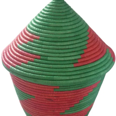 Retro Hand Made East African Basket