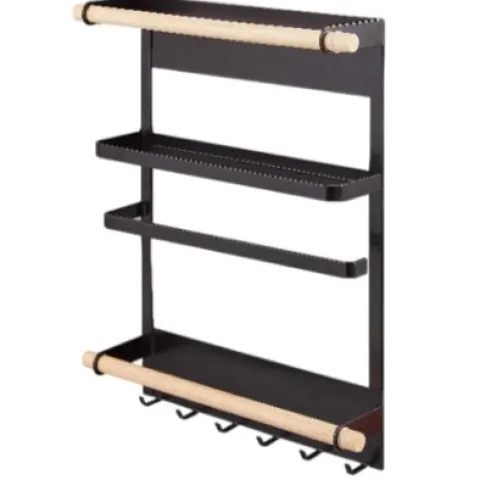 Magnetic Spice Rack with Paper Towel Holder L18c sku-4535