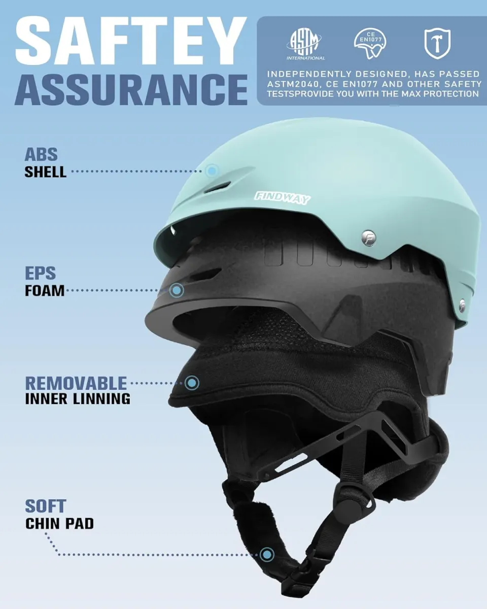 Findway Ski Helmet, Snowboard Helmet for Adults RRP £78.72 L12a