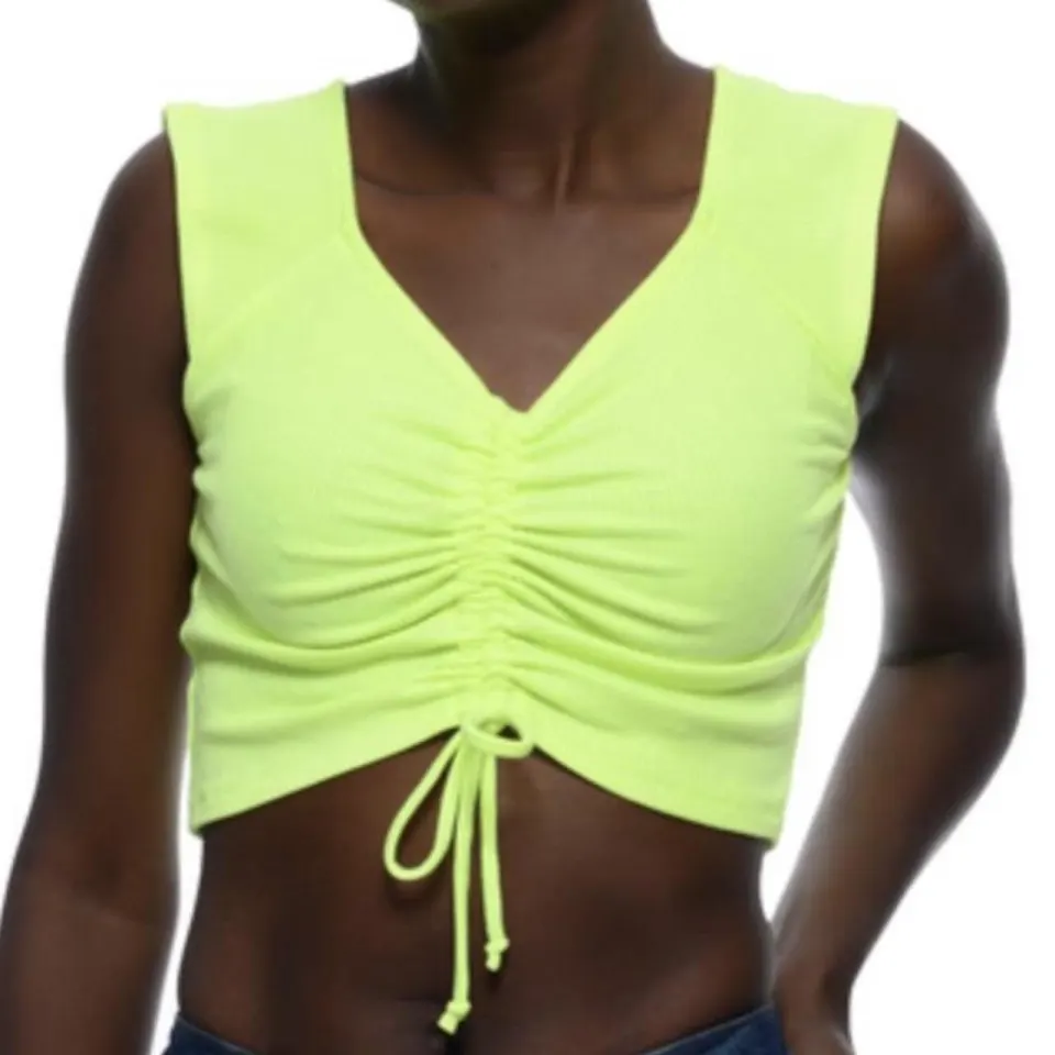 5 Style Snatch Lime Green Crop Tops  RRP £40  Fluorescent Vibes Only!