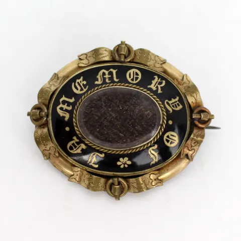 Antique Georgian Mourning Brooch