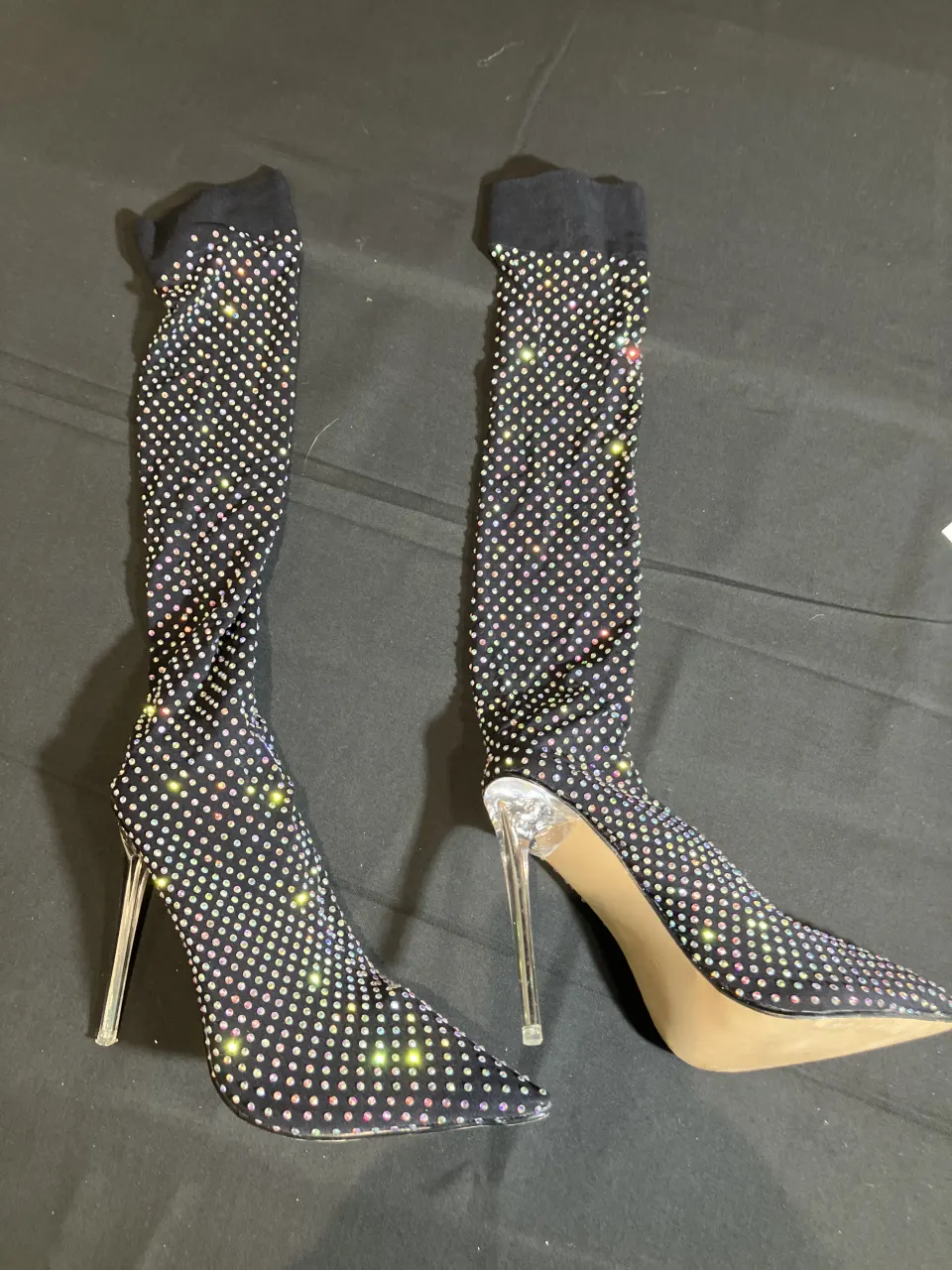 EGO Stallion Diamante Boots worn by Vanessa Hudgens