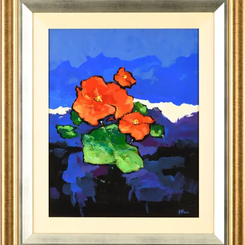 Alfred Allan Original Oil On Canvas