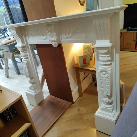 Carved Wood Fire Surround