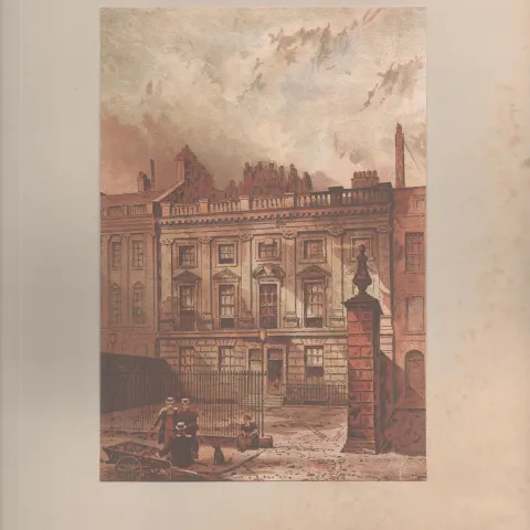 Lincoln's Inn Fields Old London 1888 Vanished and Vanishing