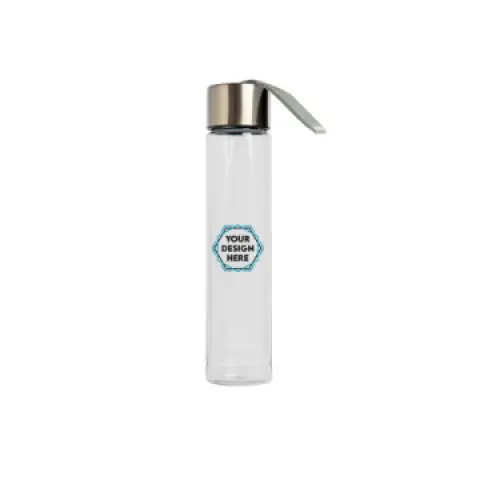 10 x Lanyard Water Bottle - Clear 250 ML RRP £6.99 Each L12a