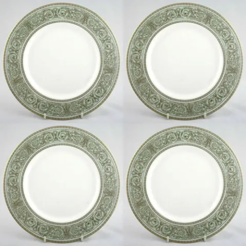 Set of 4 Royal Doulton English Renaissance 8 inch Breakfast Plates