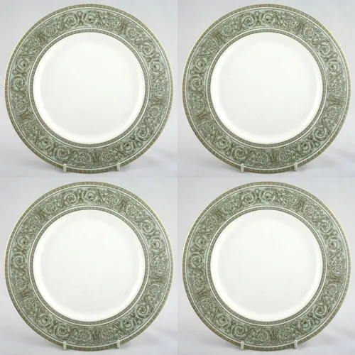 Set of 4 Royal Doulton English Renaissance 8 inch Breakfast Plates