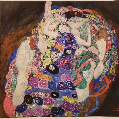 Gustav Klimt Limited Edition "The Maiden" (5ft x 5ft)