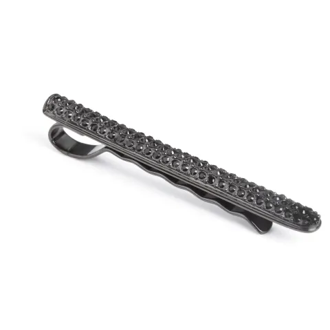 Jet Swarovski Crystal Encrusted Tie Slide - Unboxed x 5