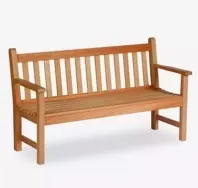 John Lewis Barlow Tyrie Lavenham 3-Seat Eucalyptus Wood Garden Bench - faulty - returned by customer