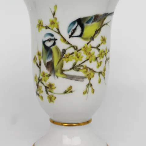 Franklin De Paris Oiseaux Chanteurs Vase Blue Tits