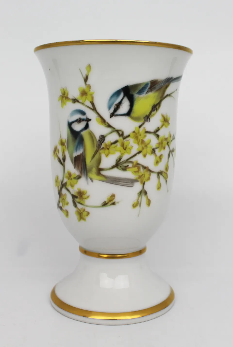 Franklin De Paris Oiseaux Chanteurs Vase Blue Tits