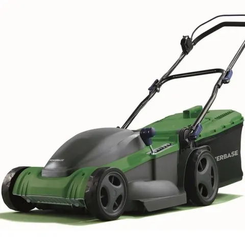 (118/Mez) Lot RRP £229. 2x Powerbase Items. 1x 32cm 400W Electric Cylinder Lawn Mower, 32cm Cutting