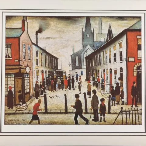 "The Fever Van" Limited Edition By L.S. Lowry.