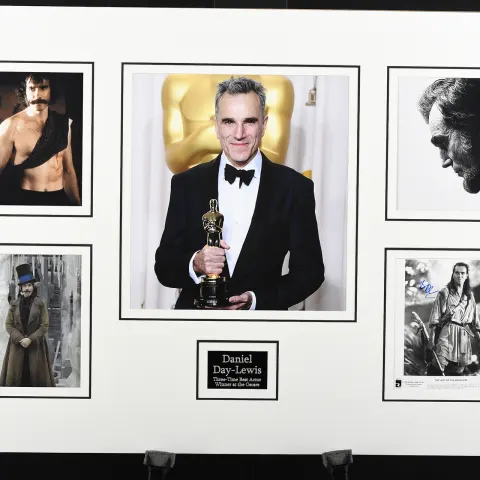 Daniel Day Lewis Unique Signed Photo Presentation