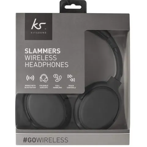 4 x KitSound Slammer Wireless On-Ear Headphones