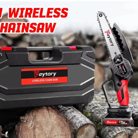 6-Inch Mini Chainsaw – Ultimate Power & Precision In The Palm of Your Hand!