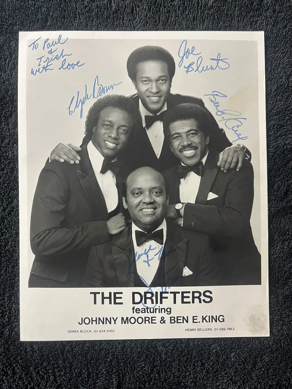 The Drifters Signed