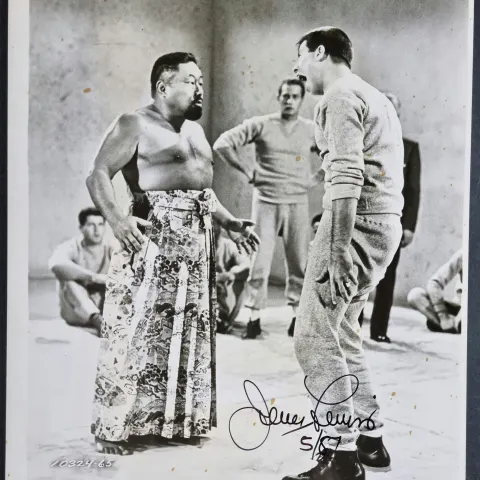 Jerry Lewis Original Signature