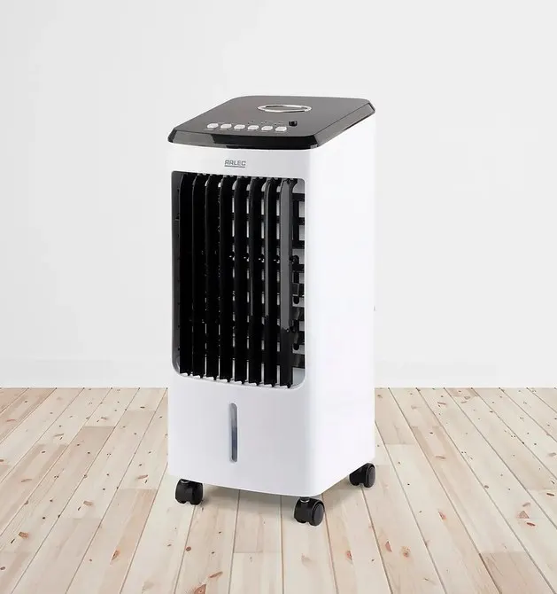 (71/Mez/P17)  RRP £80. Arlec 3.5Litre 3 In 1 Mobile Cooler. Cooler, Fan & Humidifier Unit. Large 27