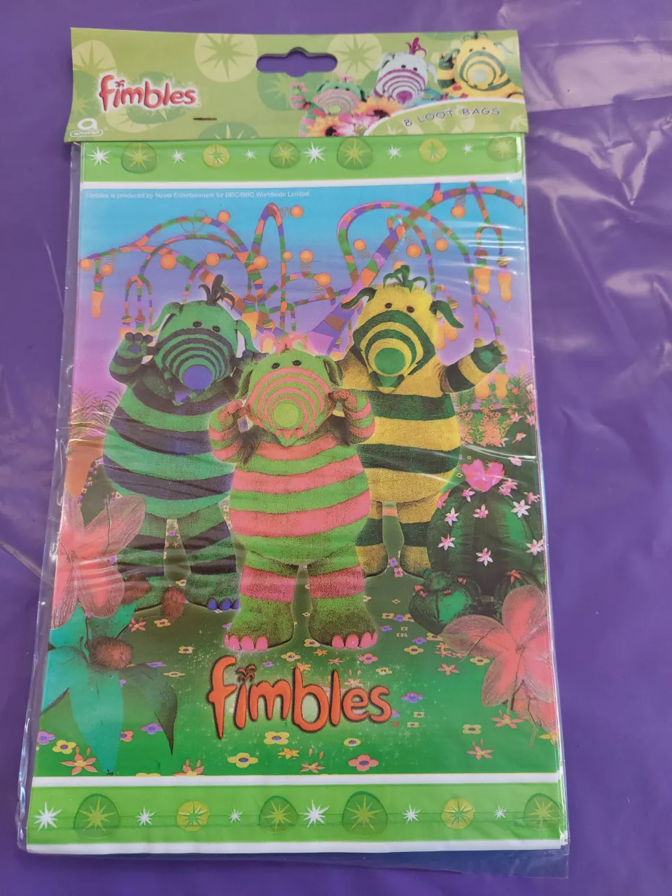 Fimbles Party Bags 48 packs of 8 bags