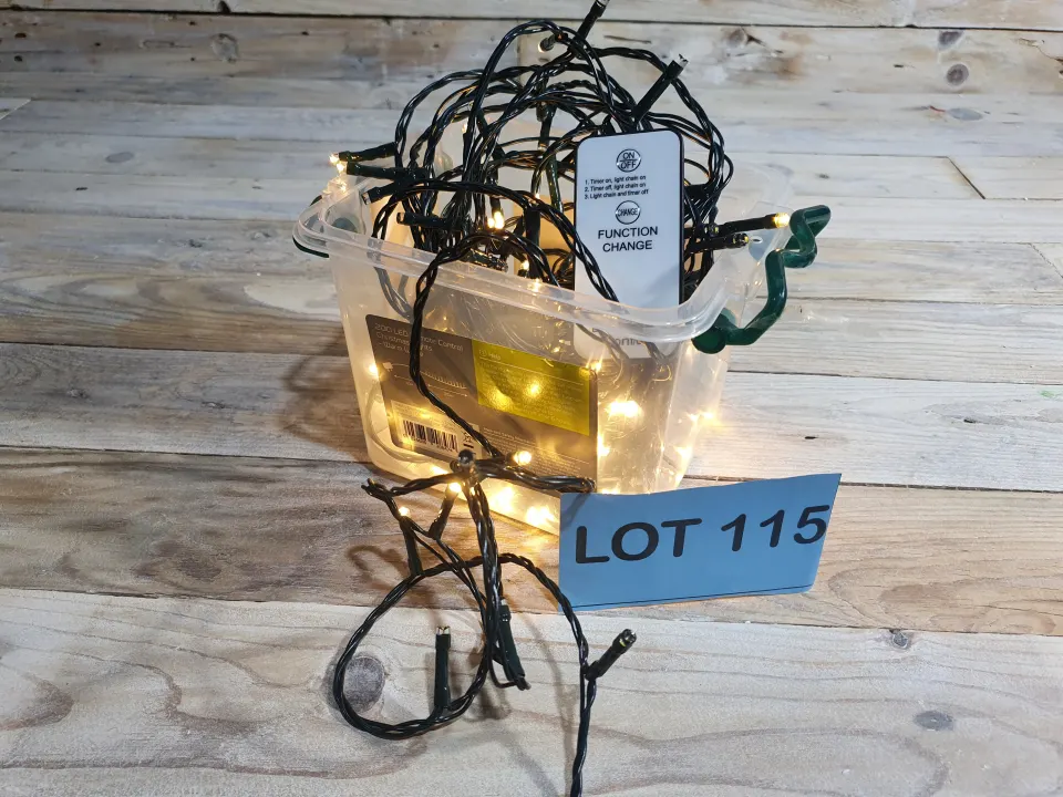 200 Remote Control LED Christmas Lights Rrp £29.99