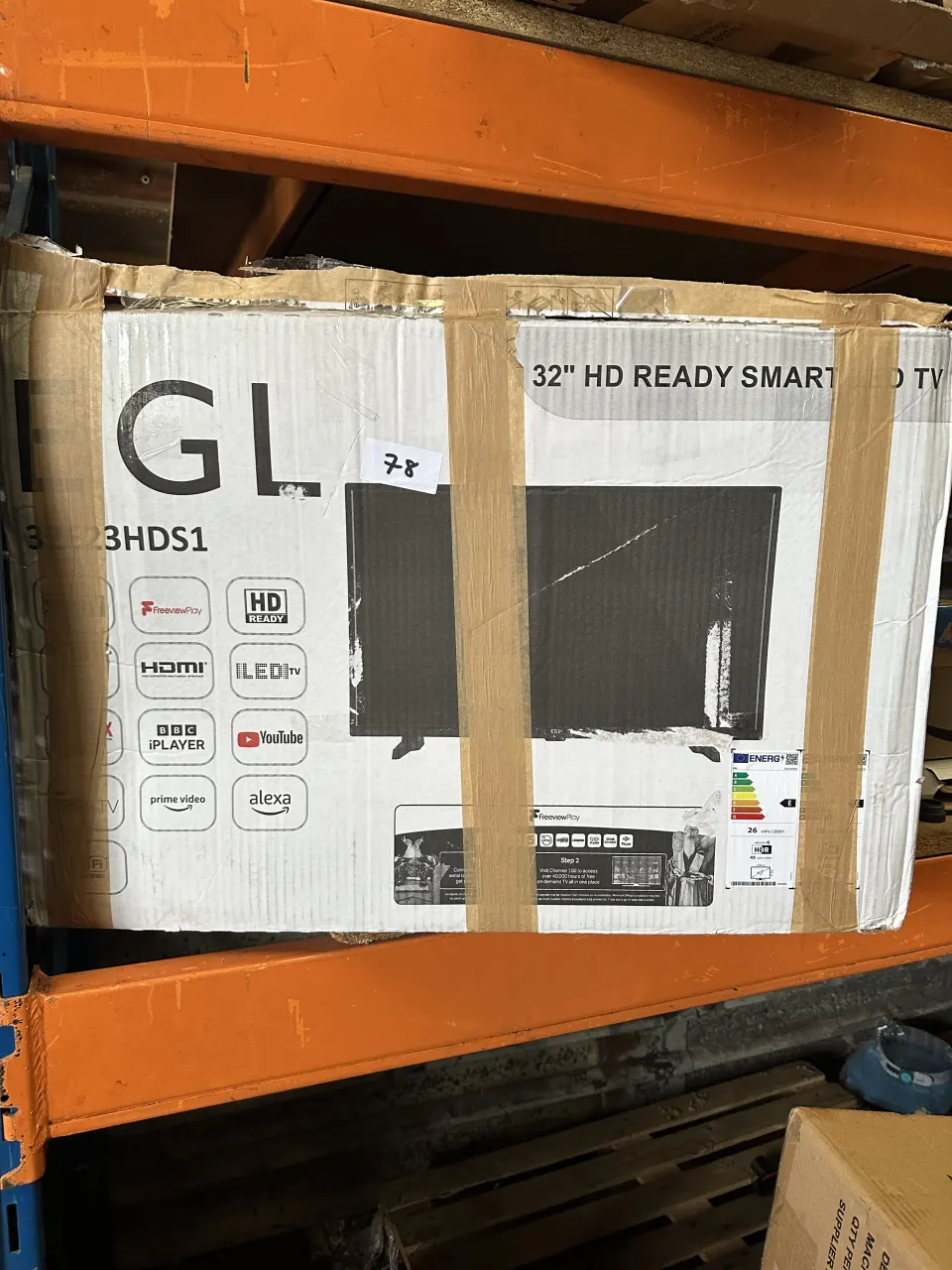 EGL HD READY SMART LED TV 32". RRP £200 - GRADE U