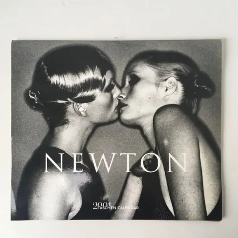 Helmut Newton (1920–2004) Lithograph Prints, Erotic Art Photography, Bi-fold Calender,Taschen, 2001
