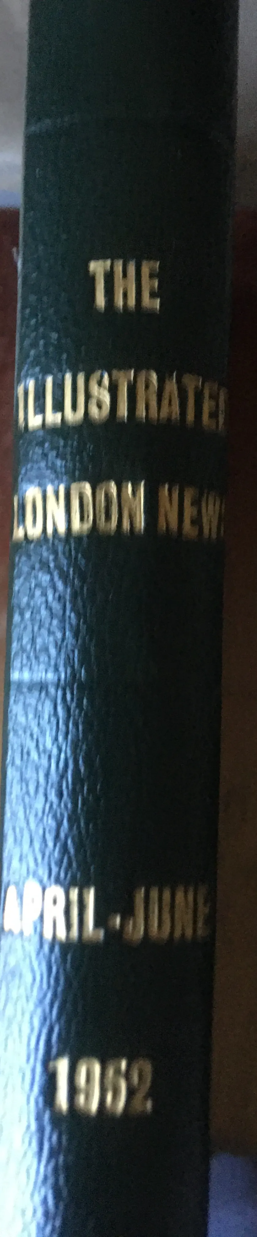 Original Illustrated London News Bound Edition 1952 April-June.