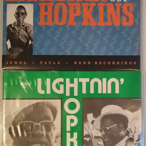 2 x Lightnin Hopkins Vinyl LPs – With Very Rare Electric Lightnin – UK First Pressings